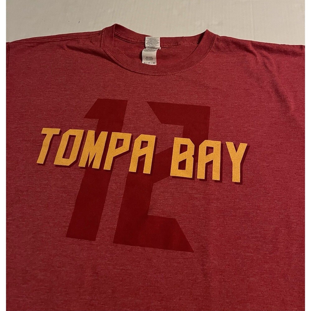 NEW Dan Patrick Show Tompa Bay Tom Brady Football RARE T-Shirt 2XL Banned TV DP